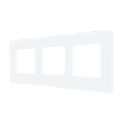 Ramă ALB triplă din sticlă 86x228mm / Caligate