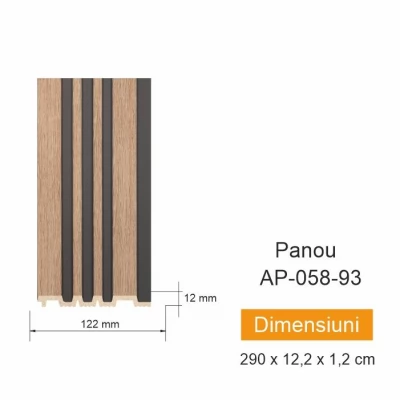 Panou de perete AP 058-93(122x12mm)