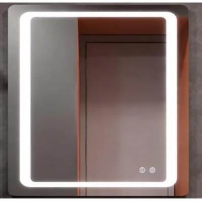 Oglindă pentru baie Bayro Omega ortogonală 700x800 LED touch cu dezaburire