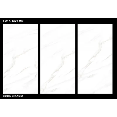 Gresie QSEC Cuba Bianco Polished 600x1200 alb PEI4 L.-thumb-3