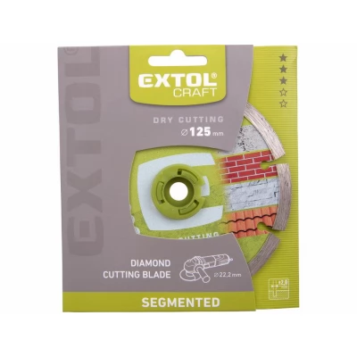 Disc diamantat, segmentat, taiere uscata 125×22.2mm, max.12200 rpm-thumb-2