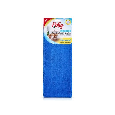 Polly microfiber cloth for glass 30x30cm blue