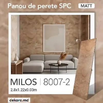 Panou de perete SPC Matt 2800x1220x3mm,Milos-thumb-2