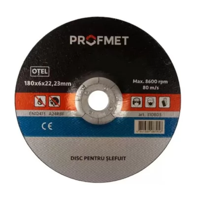 Disc p/u slefuit 125x6.0x22.2mm metal