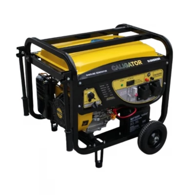 Generator CALIGATOR SL9000E (7.0/7.5kw,electric start cu baterie, 2 roti+miner) 