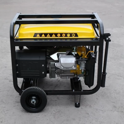 Generator CALIGATOR SL9000E (7.0/7.5kw,electric start cu baterie, 2 roti+miner) -thumb-4