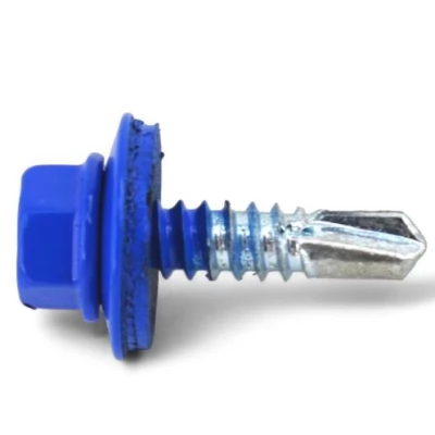 Surub autoforant p/u metal RAL 5005, 4,8x19_20 buc. WFS