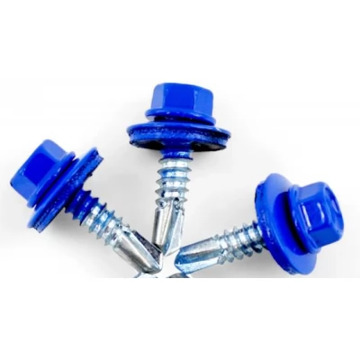 Surub autoforant p/u metal RAL 5005, 4,8x19_20 buc. WFS-thumb-2