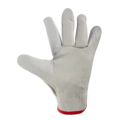 Manusi p/u sudura cu argon din piele albe 10 (L)-thumb-2