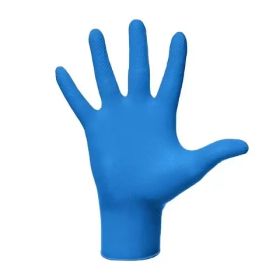 Manusi albastrei din nitril Gogrip de protectie (L)_50 buc