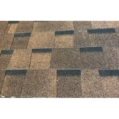 Tigla dublu-strat Regalroof Dragon Brown Wood dual Lemn maro mix (2.32m2/16buc./amb.) (111.36m2/pal.)-thumb-1