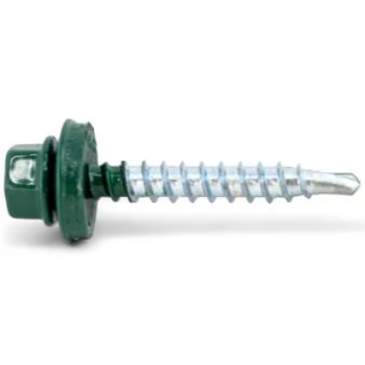 Surub autoforant p/u metal RAL 6005, 4,8x25_20 buc. WFS-thumb-2