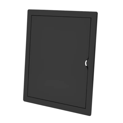 Usa de inspectie AirRoxy 02-807AGR Graphite 250x300 АBS plastic