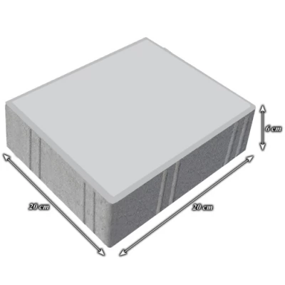Pavaj S3 20x20x6 cm rosu H-thumb-2