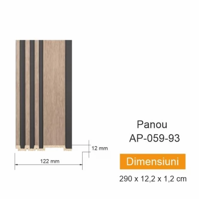 Panou de perete AP 059-93(122x12mm)