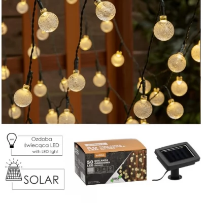 GHIRLANDA SOLARA 2M+7,3M,50 LED