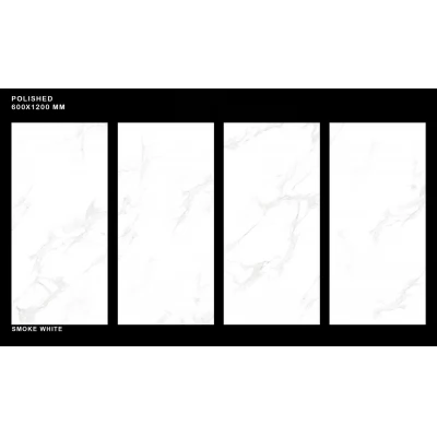 Gresie QSEC Smoke White Polished 600x1200 alb PEI4 L.-thumb-3