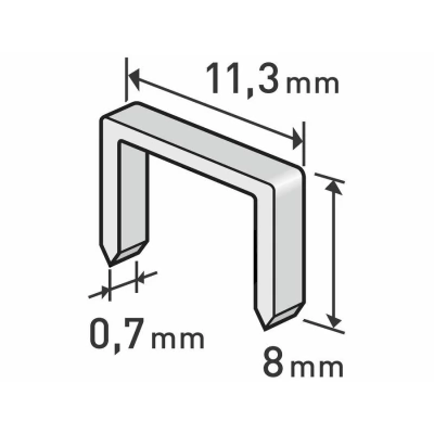 Capse 8 mm, 1000 buc/pac, premium