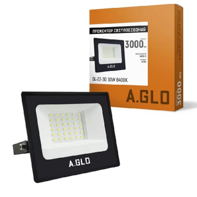Projector LED 30W 6400K IP65 3000Lm A.GLO Evrosvet