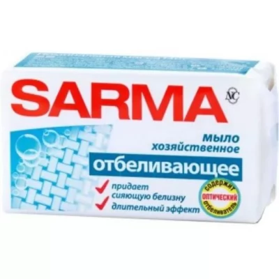 Sapun de rufe SARMA, cu efect de inalbire, 140 g