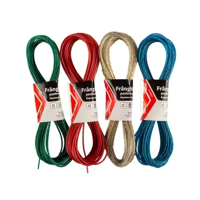 Franghie pentru rufe_inima otel_acop. PVC_3mm x 10m