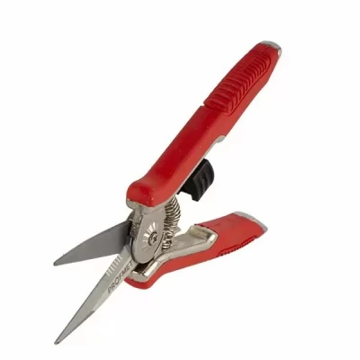 Foarfeca de gradina de gradina cu maner cu aoperire TPE 163mm