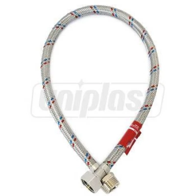 Furtun flexibil antivibrant L=0.6m D.1/2" FE/FI din inox -thumb-2