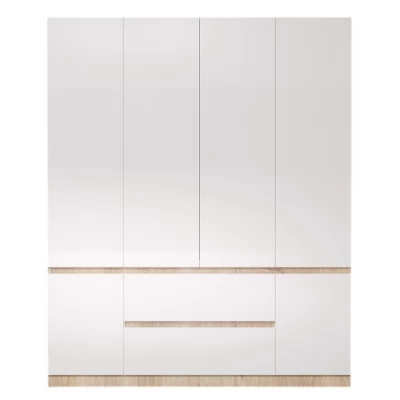 Dulap pentru haine Bayro Harmony 1800x2200x550 cu sertare sonoma