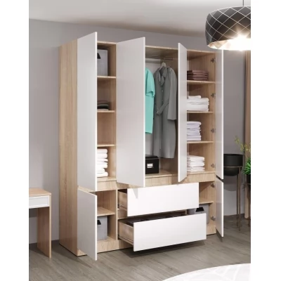 dulap-pentru-haine-bayro-harmony-1800x2200x550-cu-sertare-sonoma-thumb-3