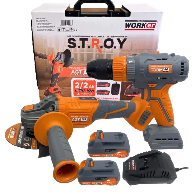 Set instrumente pe acumulator STROY 2 buc
