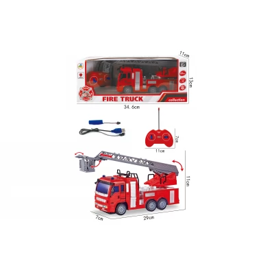 Masina de pompieri 1:30 cu t/c "Fire Truck" cu scara JC21-7