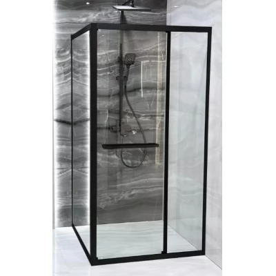 Cabina de dus Linia H20 Ritmo 1000x1000x1900x6mm universala negru