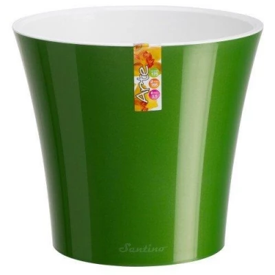 Ghiveci Arte 3.5L Verde auriu-alb