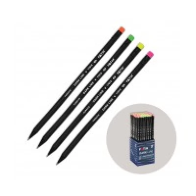 Creion simplu cu radiera colorata HONGHU Shine Life HL-25006 1/12 