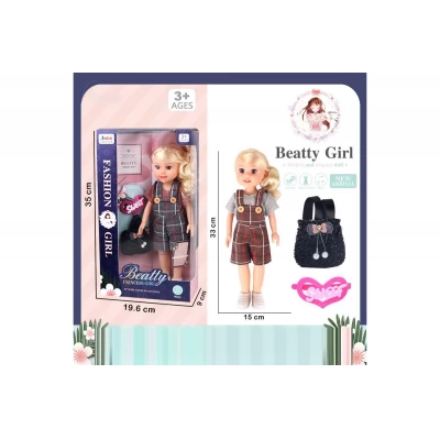 Papusa "Beauty" 33cm cu functii si accesorii WD20127AB