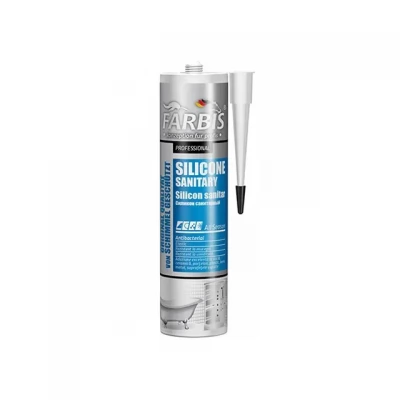 Silicon Sanitar Alb Farbis 280ml