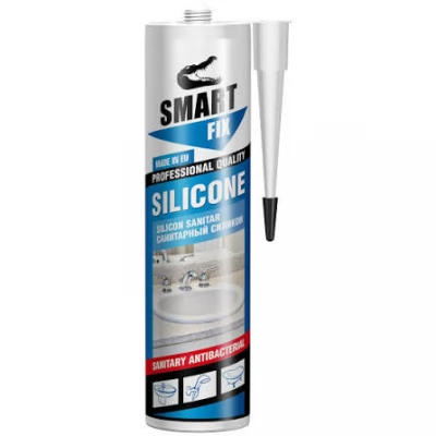 Silicon sanitar Alb Smart Fix 310gr