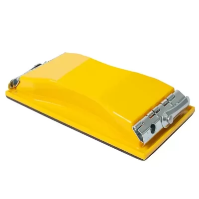 Bloc de slefuit 85x165mm din plastic cu cleme, interfata 4mm 