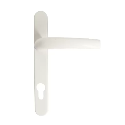 Maner pe placa 85x28mm p/u usi din PVC, aluminiu, culoarea cafenie