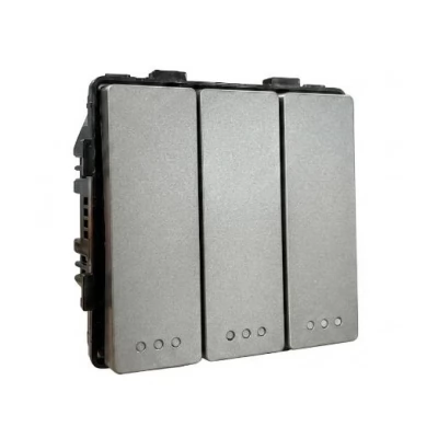Intrerupator mecanic, GRI, CAP SCARA, 3 clape / 16A / Caligate
