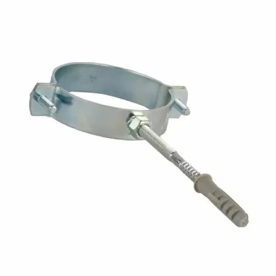 Colier de otel p/u teava 115-124 4 cu surub M8-thumb-2