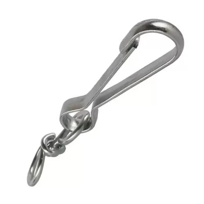 Carabina inel 90 mm cu zinc-thumb-4