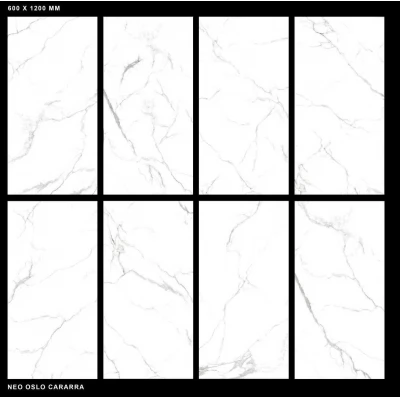 Gresie QSEC NEO Oslo Carrara Polished 600x1200 alb PEI 4 L.-thumb-3