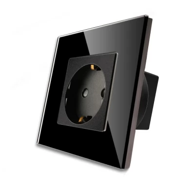 Priza NEGRU, SIMPLU, 16A/86x86mm / Caligate-thumb-2