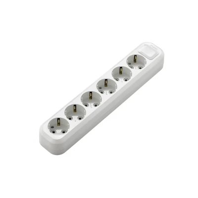 PRIZA EXTERIOARA 6 LOCURI CU PAMINTARE 16A 250V makel (60/15buc.)