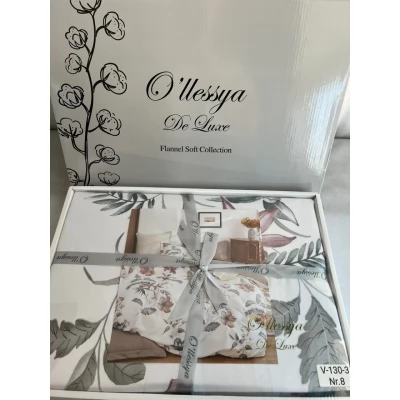 Lenjerie pat flannel set 4pcs euro