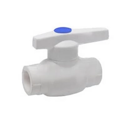 Robinet cu bila PPR d20 rezistent alb 