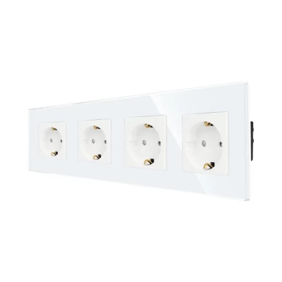 Priza ALB, cvadruplu, 16A / 86x299mm / Caligate