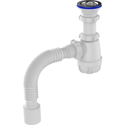 Sifon p/u chiuveta bucatarie 1 1/2"x40 cu racord extensibil 40x50 Aquant