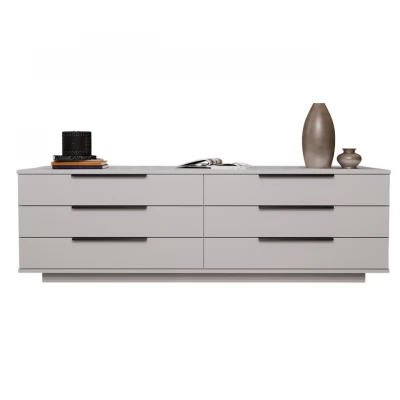 Comodă Bayro Napoli 1800x560x500 alb mat